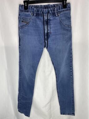 DIESEL Men Krooley CB-NE Straight Slim Fit Blue Jeans Size W28 L30